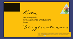 Desktop Screenshot of kita-dinglerstrasse.de