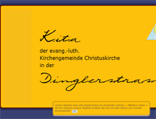 Tablet Screenshot of kita-dinglerstrasse.de